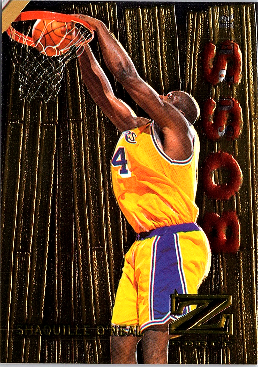 1997-98 SkyBox Z-Force - Super Boss Shaquille O'Neal 14 /SB Basketball