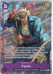One Piece TCG Card PAULIE OP03-066 Parallel Alt Art English Alternate