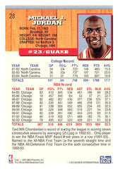 1993-94 Hoops #28 Michael Jordan