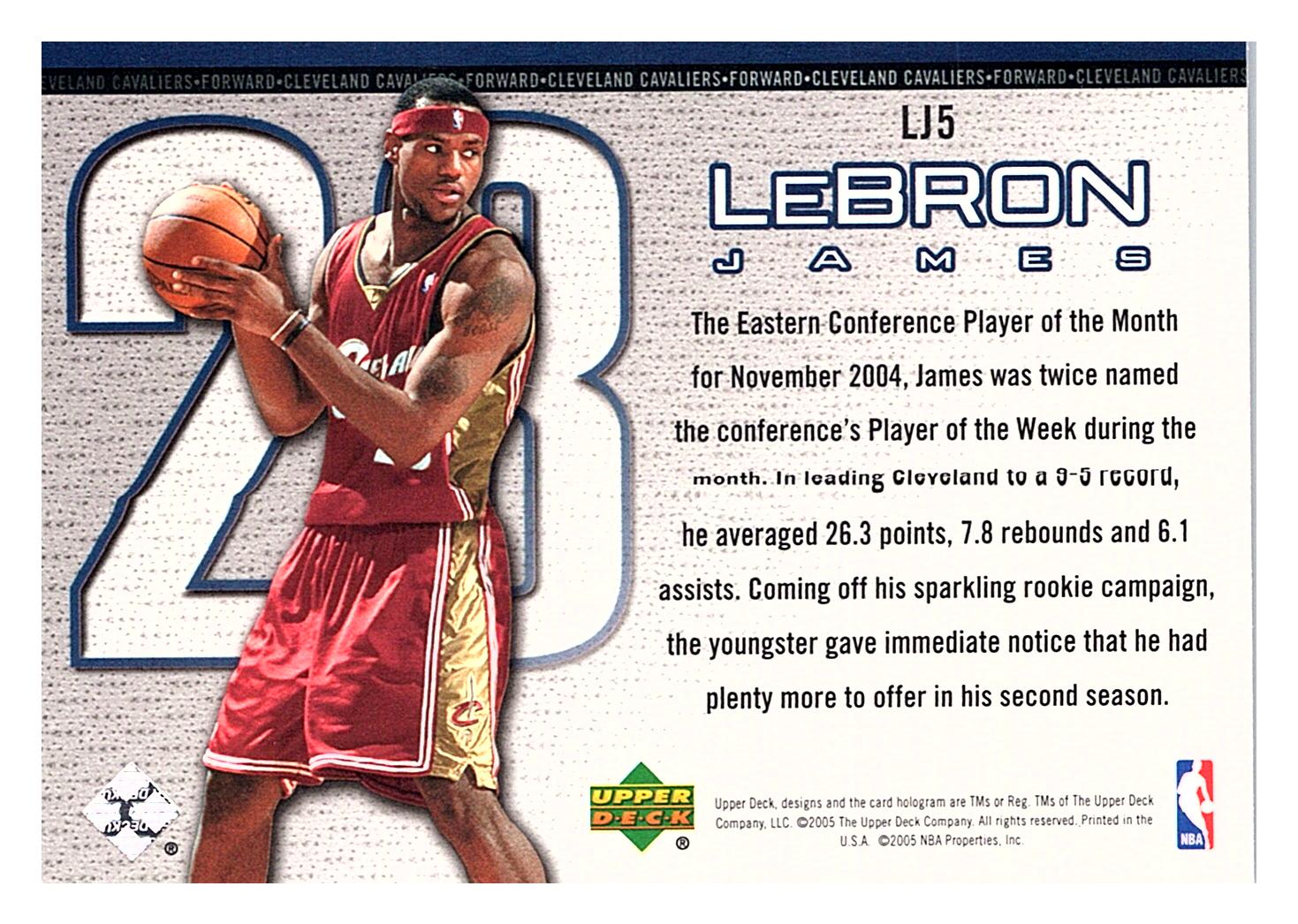 2005-06 Upper Deck #LJ5 LeBron James LeBron James