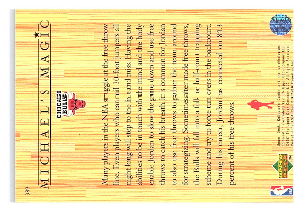 1997-98 Collector's Choice #389 Michael Jordan