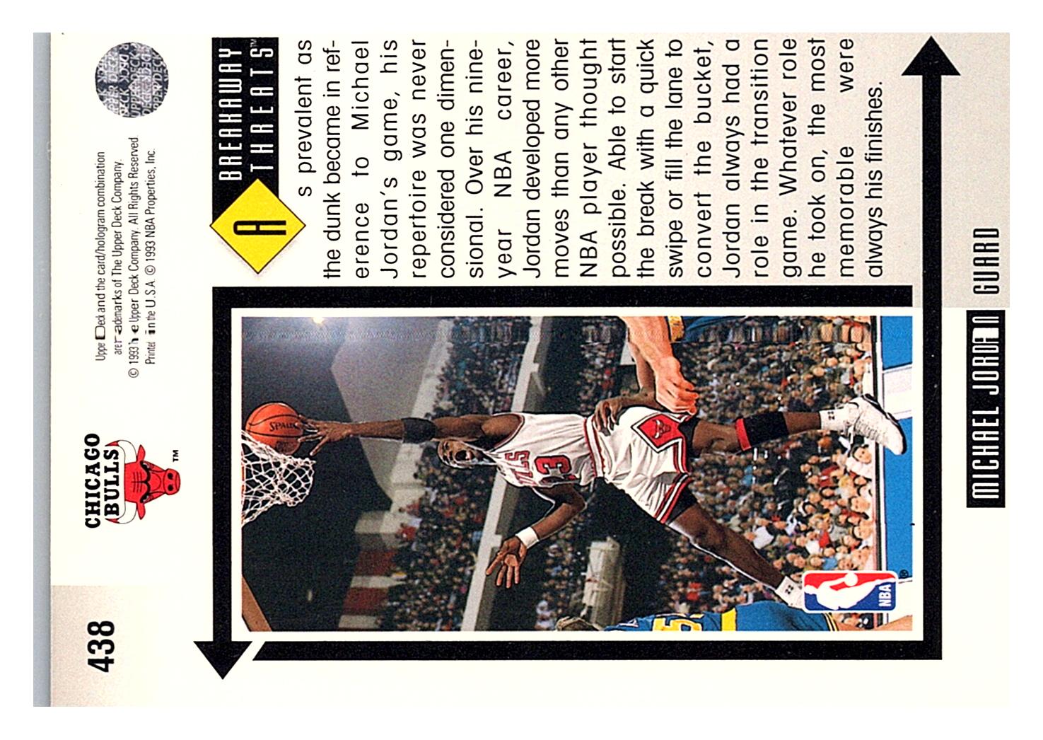1993-94 Upper Deck #438 Michael Jordan