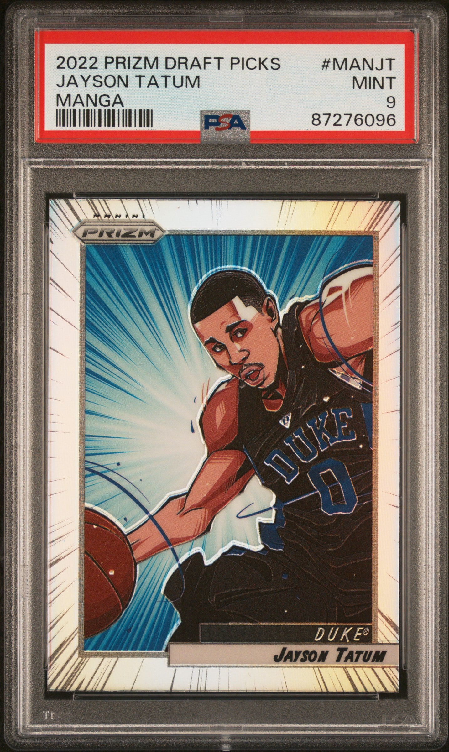 2022-23 Panini Prizm Draft Picks Manga #MANJT Jayson Tatum Manga PSA 9