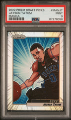 2022-23 Panini Prizm Draft Picks Manga #MANJT Jayson Tatum Manga PSA 9