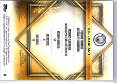 2023-24 Topps Manchester City Team Set #46 Erling Haaland Aqua #/180