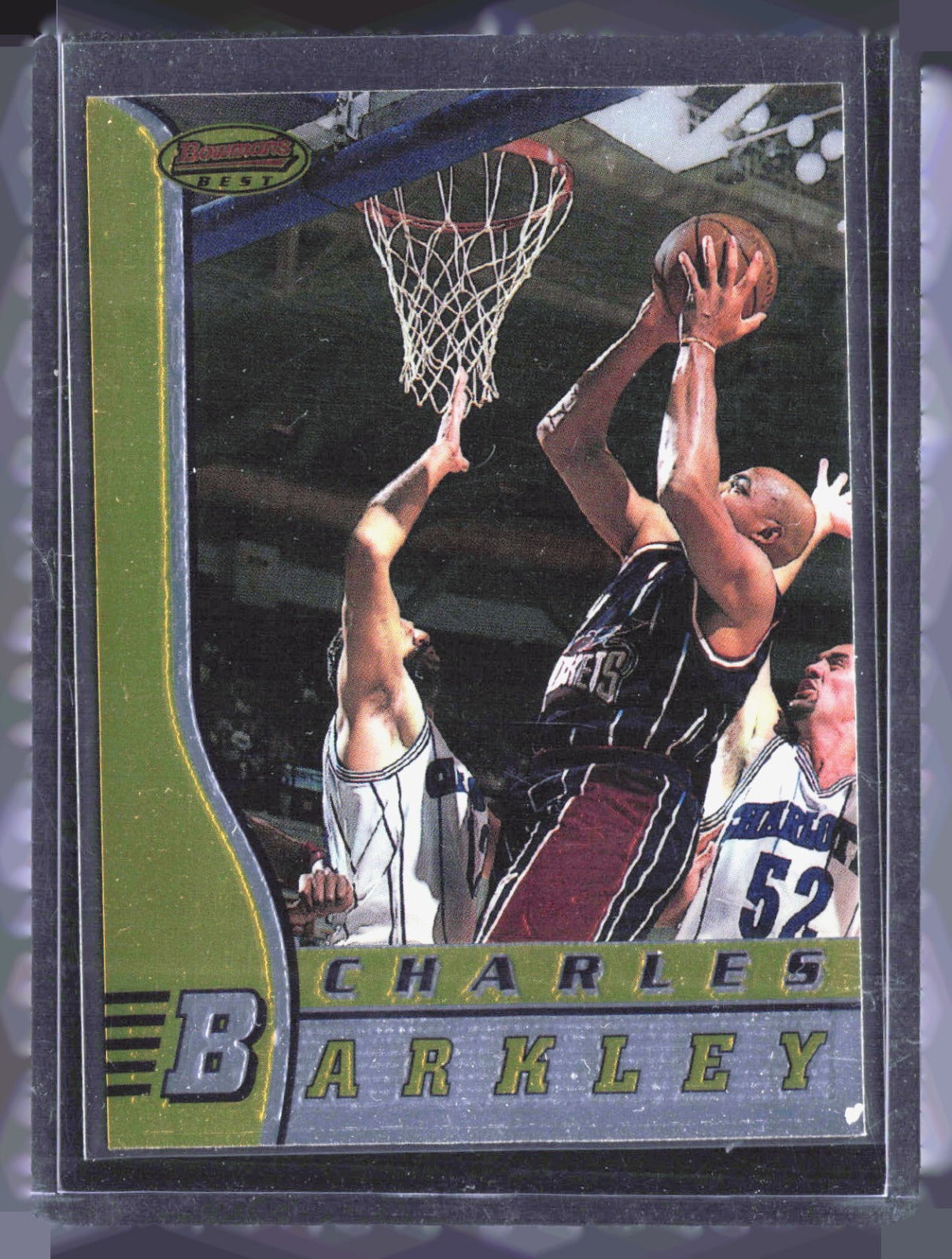 1996-97 Bowman's Best Charles Barkley 46 Basketball Houston Rockets