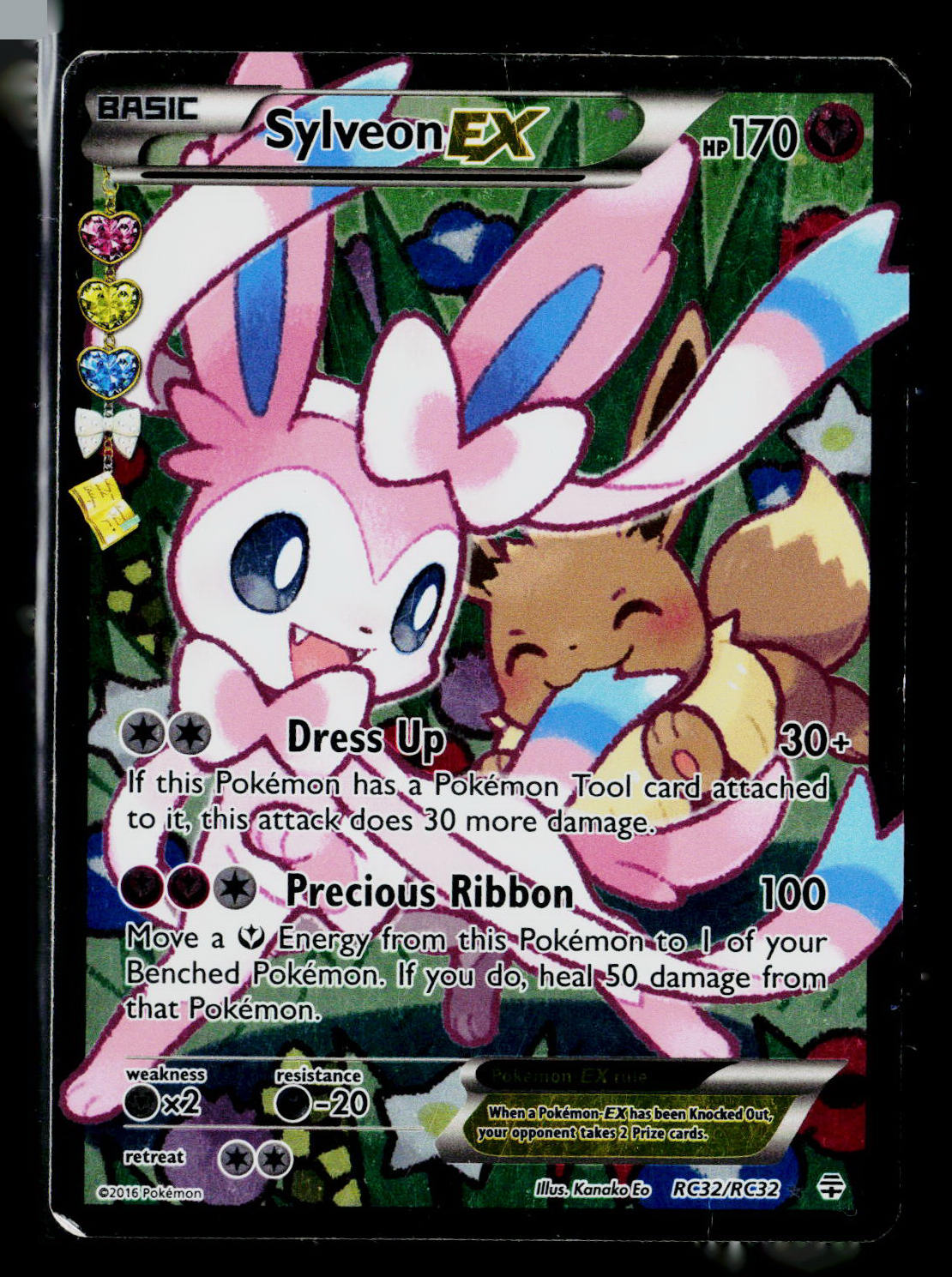 Sylveon EX (Full Art) Holo Generations: Radiant Collection RC32/RC32 HP