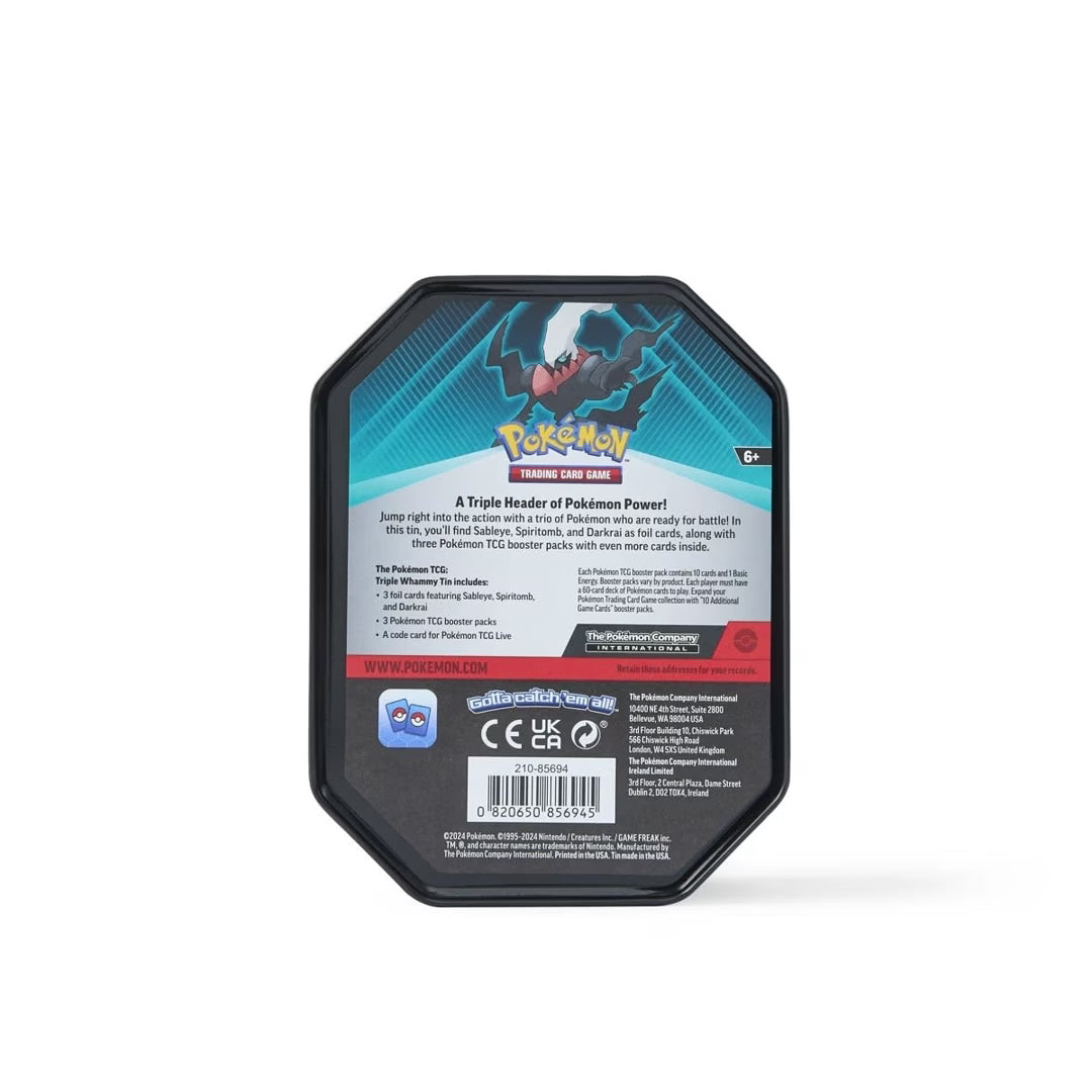 Pokemon Trading Card Game: Triple Whammy Tin - Assorted