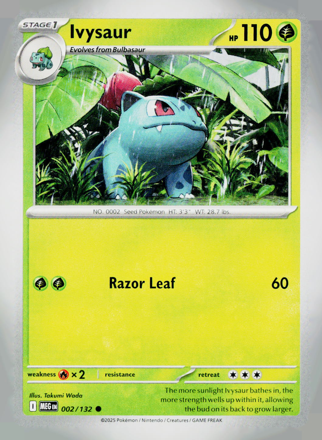 Ivysaur MEG 002/132 NM