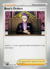 Boss's Orders [Corbeau] ASC 183/217 NM