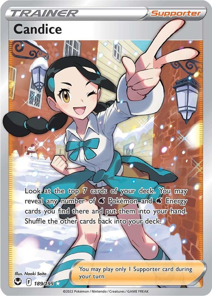 Candice (Full Art) Ultra Rare SWSH12: Silver Tempest 189/195 NM