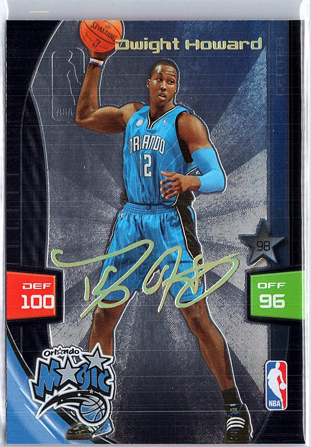 2009-10 Panini Adrenalyn XL #NNO Dwight Howard Extra Signature