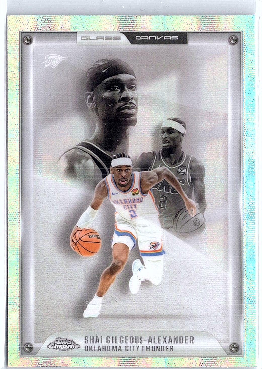 2025-26 Topps Chrome #GC-4 Shai Gilgeous-Alexander Glass Canvas