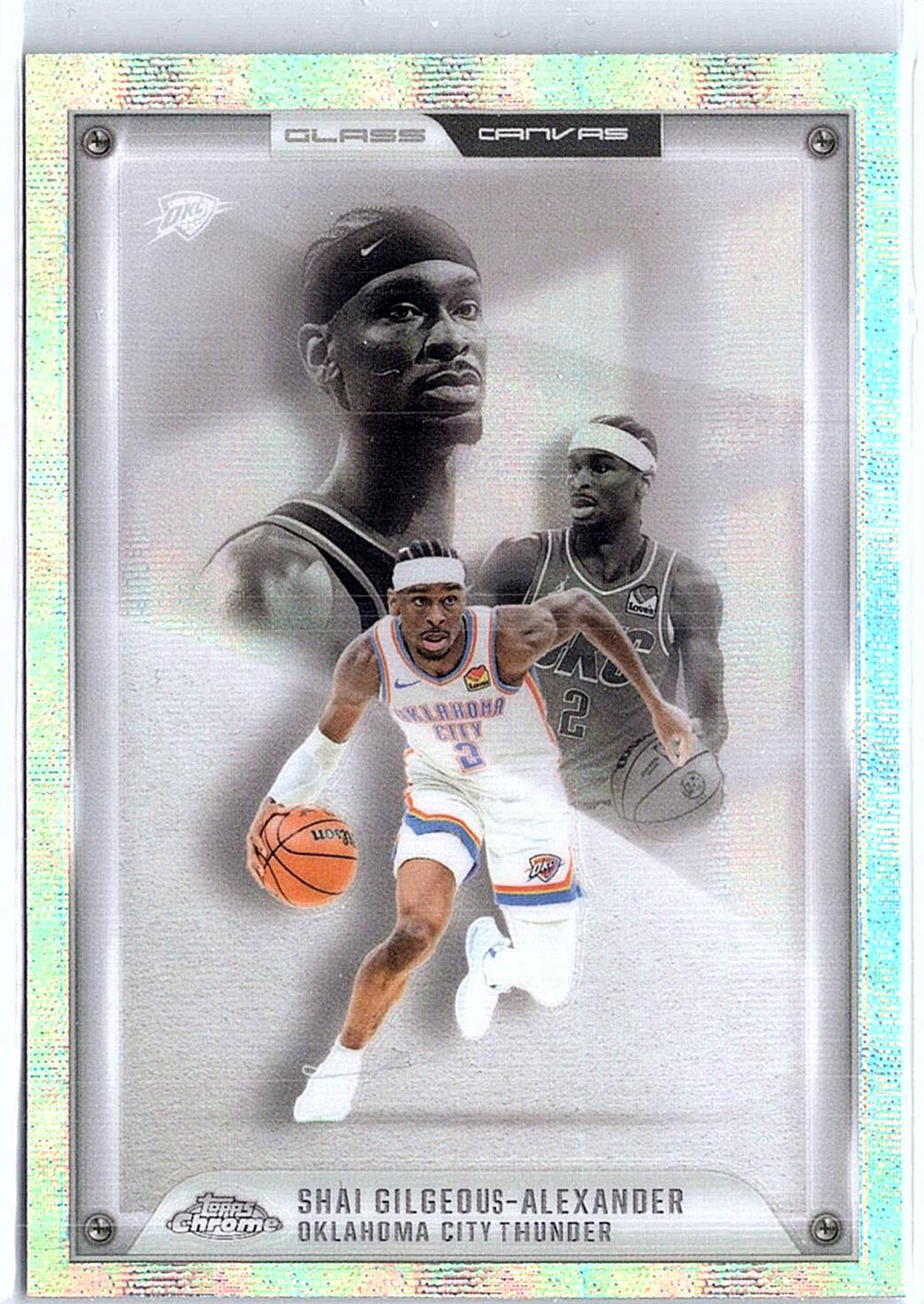 2025-26 Topps Chrome #GC-4 Shai Gilgeous-Alexander Glass Canvas