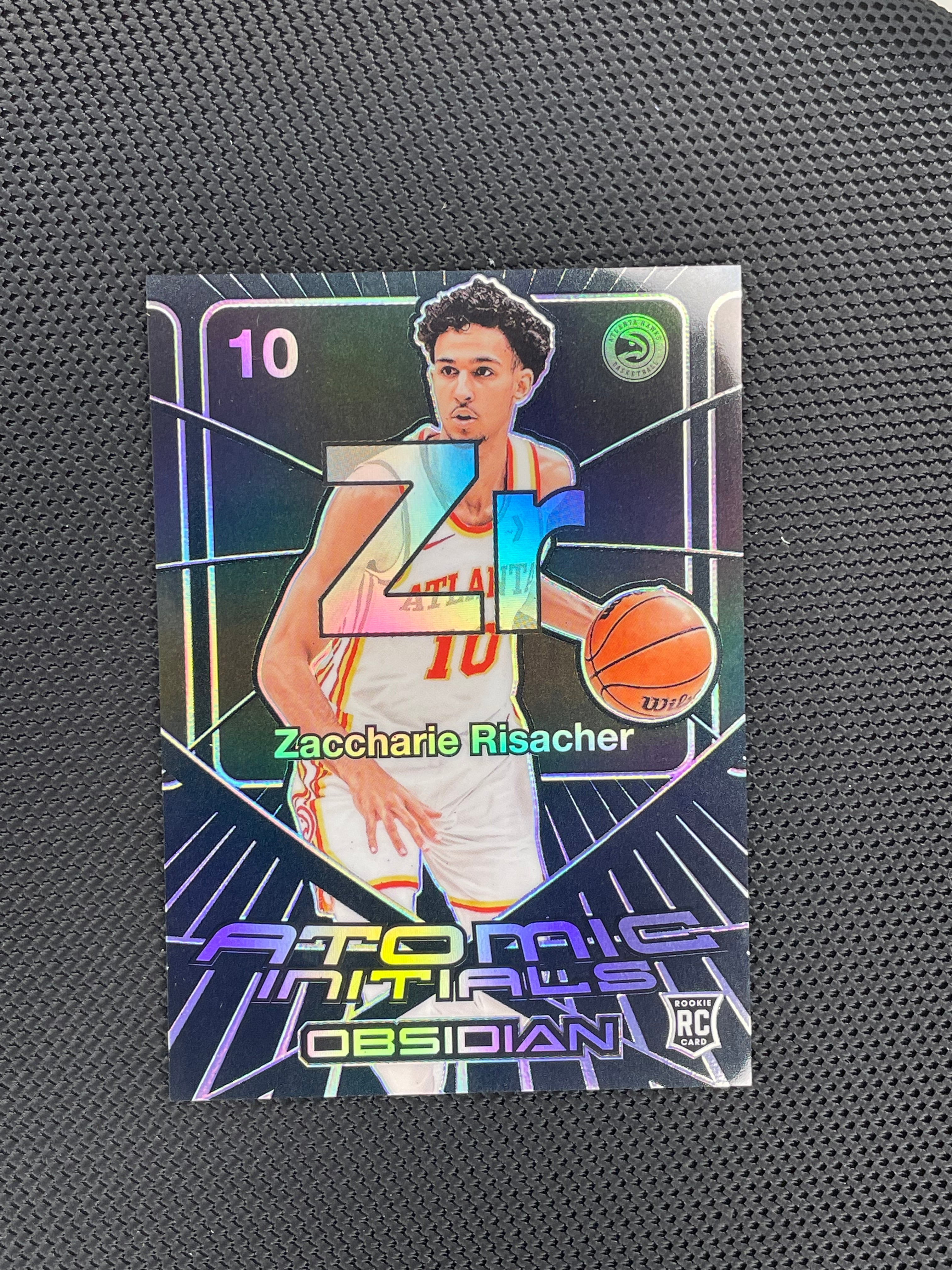 2024-25 Obsidian Zaccaharie Risacher Atomic Initials RC /125