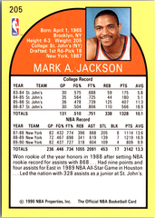Mark Jackson Hoops 205 NM (Back)
