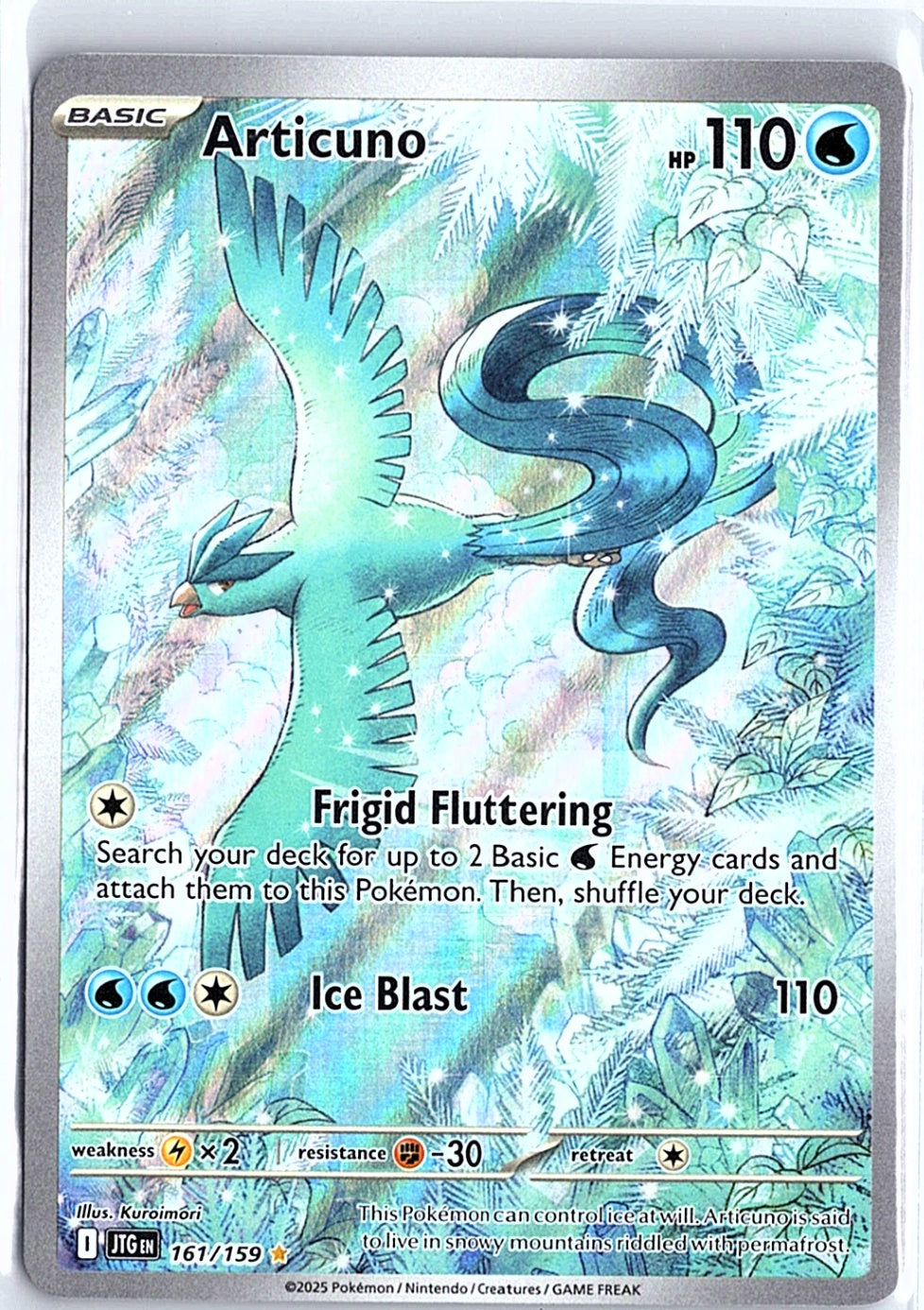 Articuno Illustration Rare SV09: Journey Together 161/159 NM