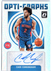 2024-25 Donruss Optic #OG-CAD Cade Cunningham Opti-Graphs Holo #/99