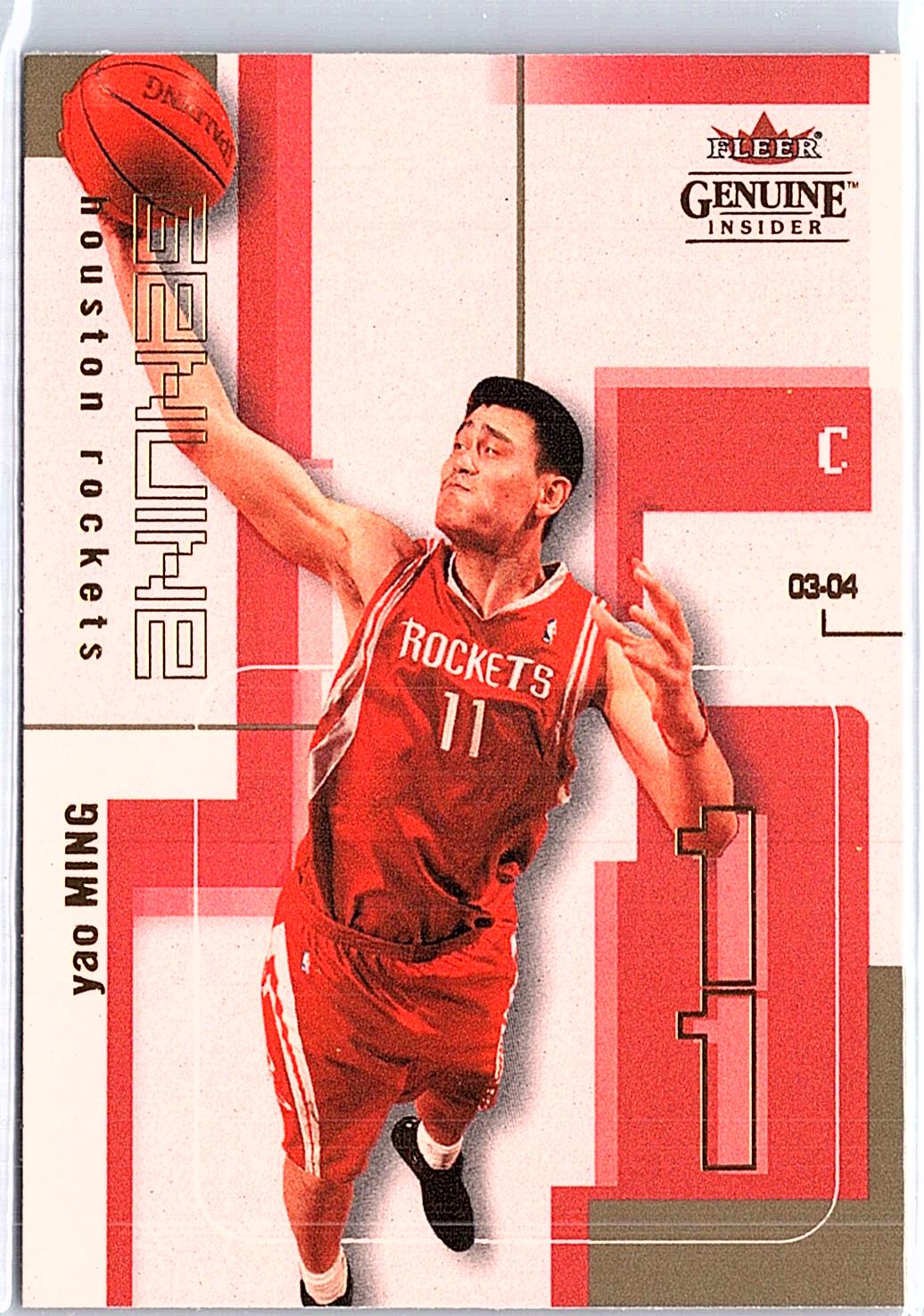 2003-04 Fleer Genuine Insider #15 Yao Ming