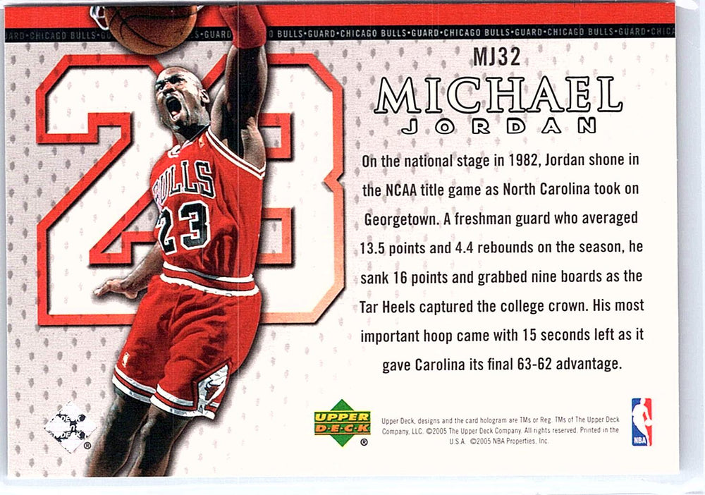 2005-06 Upper Deck #MJ32 Michael Jordan Michael Jordan