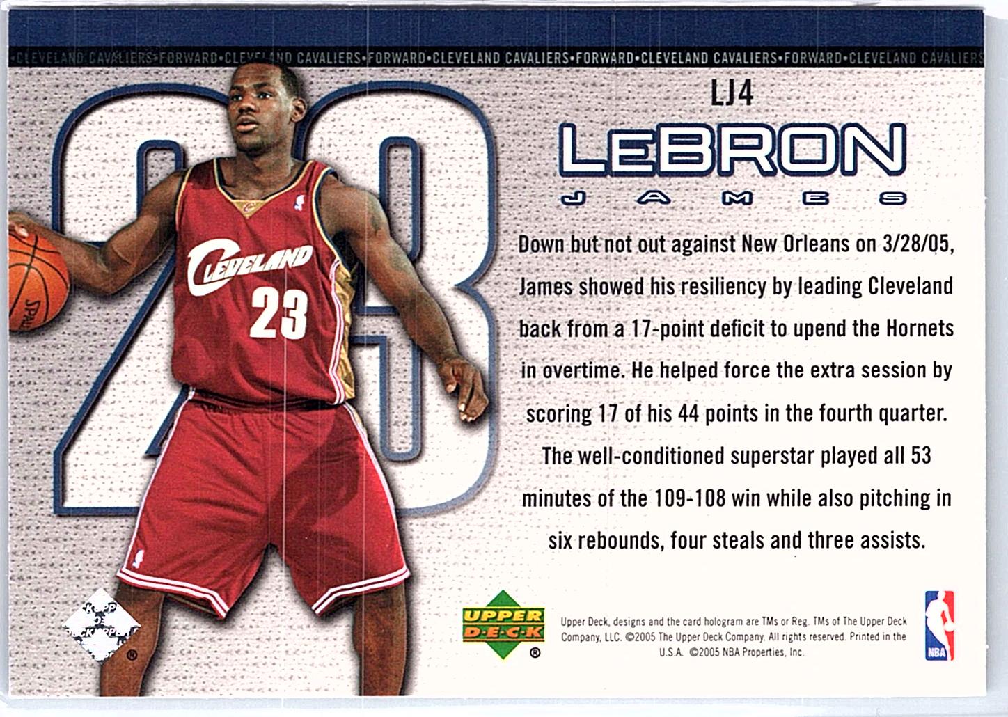 2005-06 Upper Deck #LJ4 LeBron James LeBron James