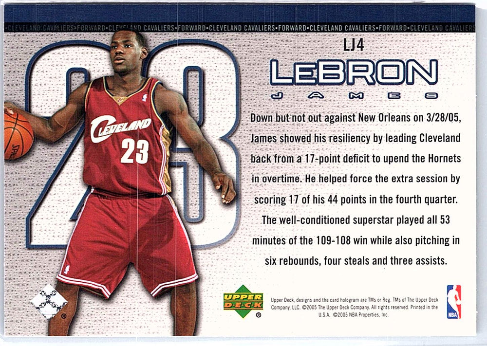 2005-06 Upper Deck #LJ4 LeBron James LeBron James