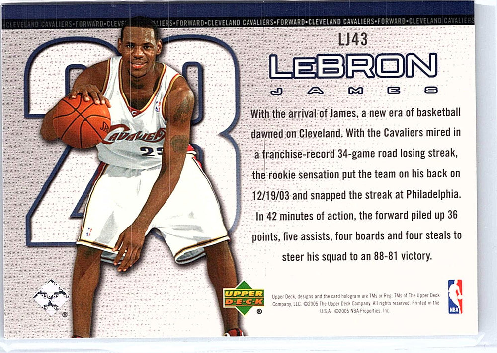 2005-06 Upper Deck #LJ43 LeBron James LeBron James