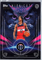 2025-26 Topps Midnight #NO-21 Tre Johnson III Night Owls Twilight #/99