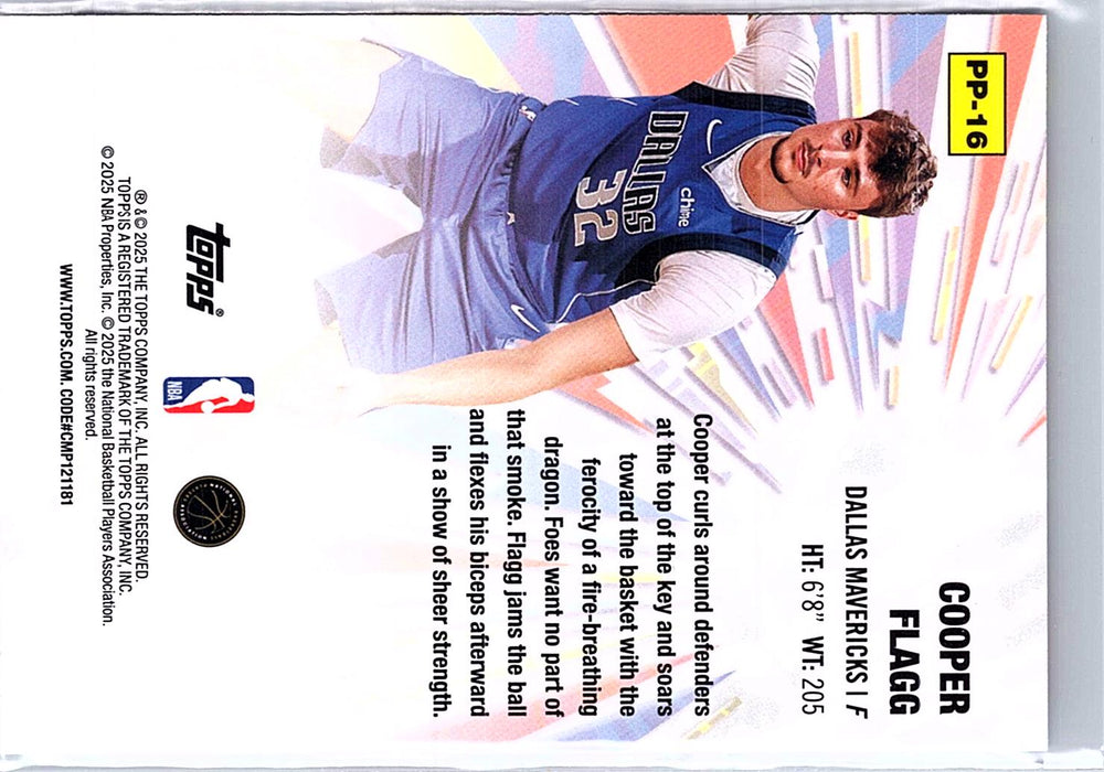 2025-26 Topps #PP-16 Cooper Flagg Power Players