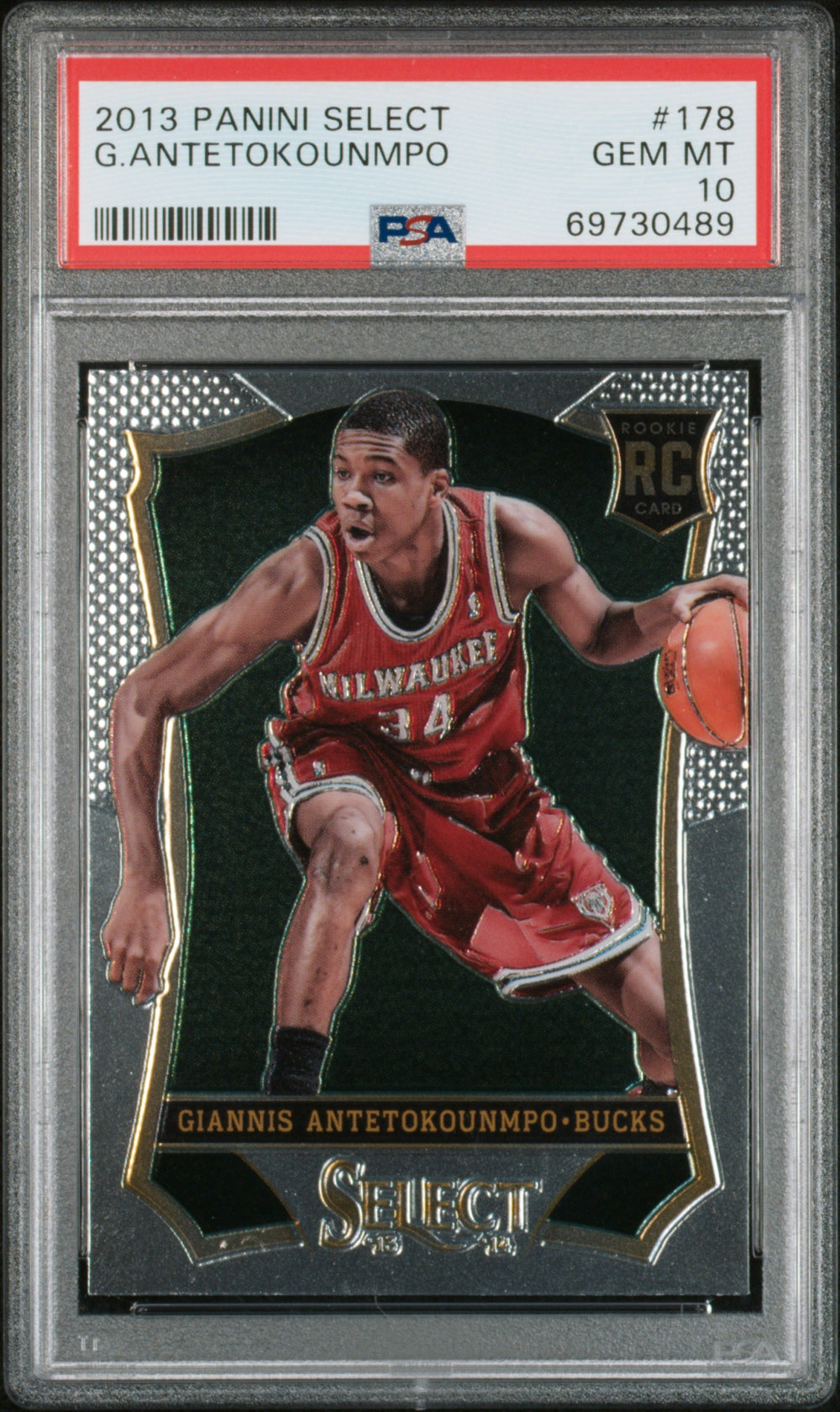2013 Panini Select #178 G.Antetokounmpo PSA 10