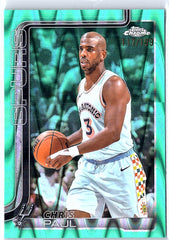 2025-26 Topps Chrome #219 Chris Paul Aqua RayWave Refractor #/199