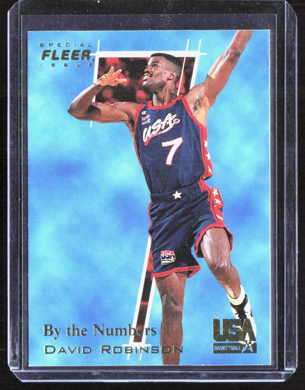 1996 Fleer USA David Robinson 18 Basketball USA