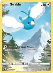 Swablu Ultra Rare SWSH: Crown Zenith: Galarian Gallery GG27/GG70 NM