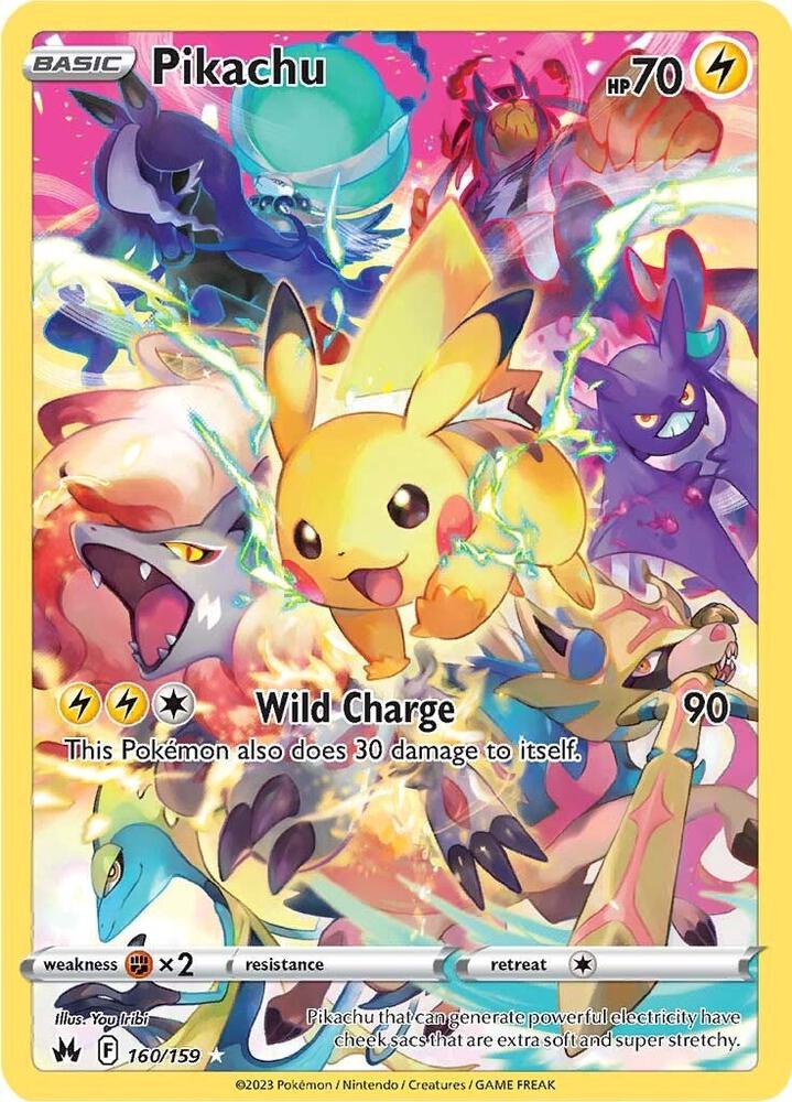 Pikachu (Secret) Secret Rare SWSH: Crown Zenith 160/159 NM