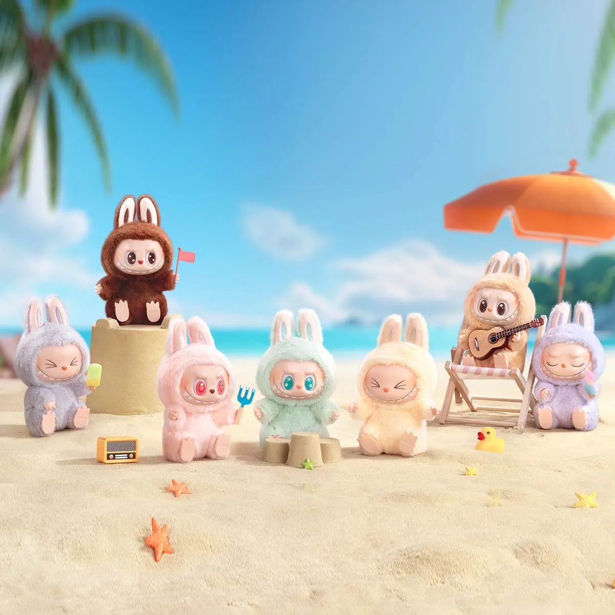 POP MART Labubu The Monsters Have a Seat Series Plush Pendant Blind Box x 1