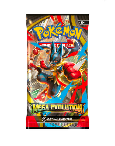 Pokémon TCG Mega Evolution Booster Pack (Limit 5 per person)