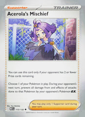 Acerola's Mischief MEG 113/132 NM