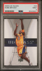 2003 Upper Deck Glass #24 Kobe Bryant PSA 9