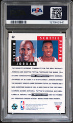 1992 Upper Deck #62 M.Jordan/S.Pippen PSA 8