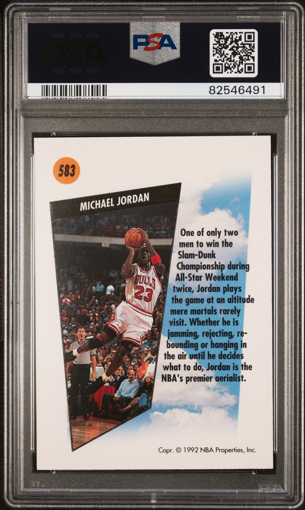 1991 Skybox #583 Michael Jordan PSA 10