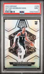 2023 Panini Mosaic #238 Victor Wembanyama Silver PSA 9