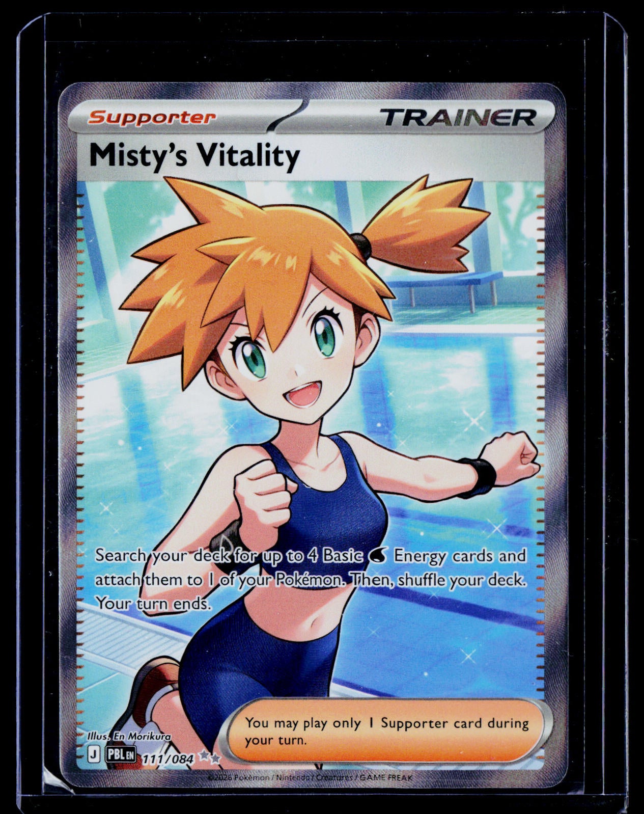 Misty's Vitality Holo ME05: Pitch Black 111/084 NM