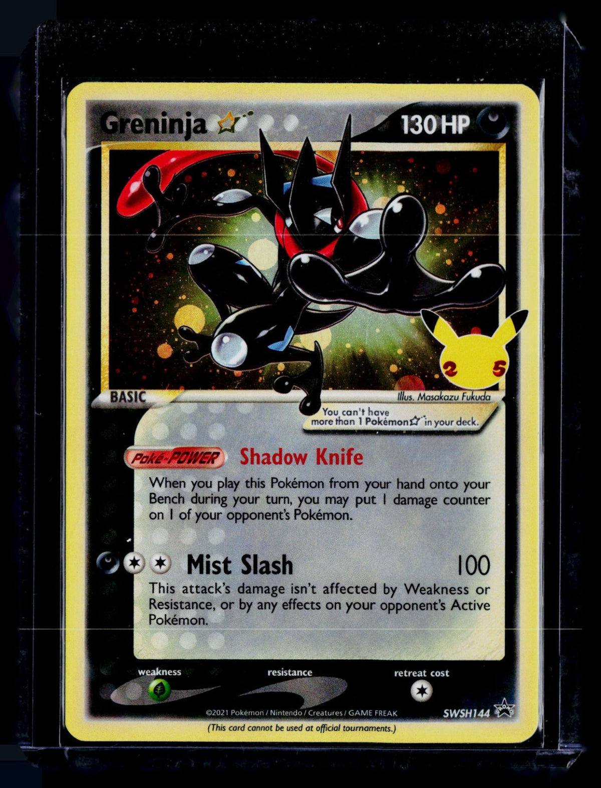 Greninja Star Holo SWSH: Sword & Shield Promo Cards SWSH144 NM