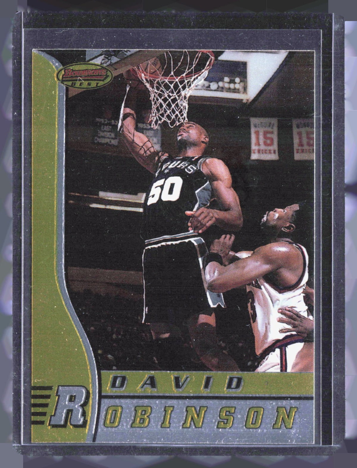 1996-97 Bowman's Best David Robinson 69 Basketball San Antonio Spurs