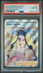 2023 Pokemon Sword And Shield Crown Zenith #147 Fa/Elesa'S Sparkle Crown Zenith PSA 10