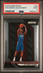 2018 Panini Prizm #184 S.Gilgeous-Alexander PSA 9