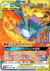 Moltres & Zapdos & Articuno GX Double Rare SM10b: Sky Legend 035/054 NM