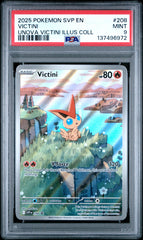 2025 Pokemon Svp En-Sv Black Star Promo #208 Victini PSA 9