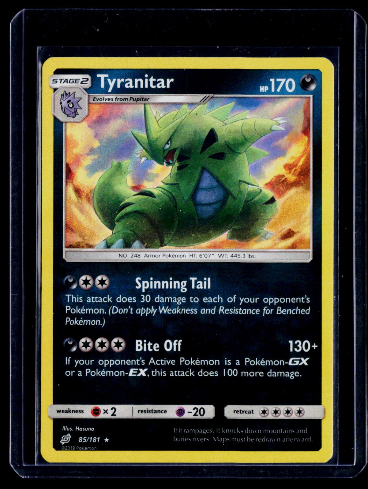 Tyranitar SM - Team Up 85/181 NM