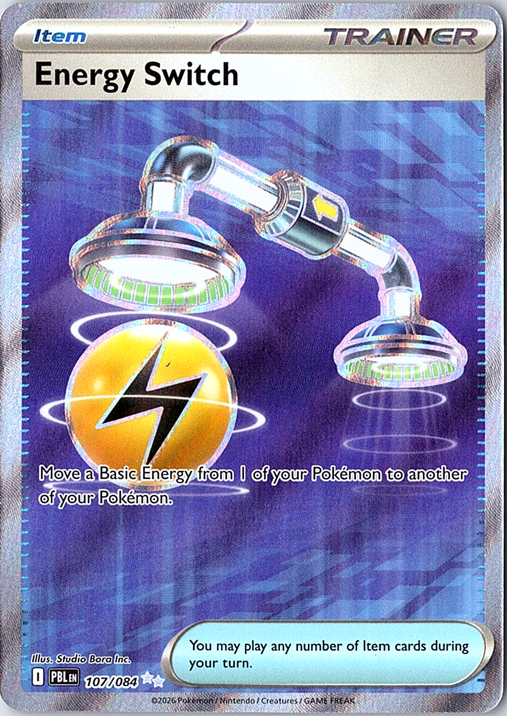 Energy Switch Ultra Rare ME05: Pitch Black 107/084 NM